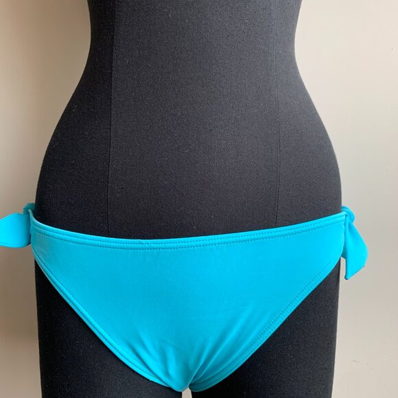 Billabong surf BLUE CRUSH Vintage bikini blue logo reversible halter top RARE - Picture 3 of 7